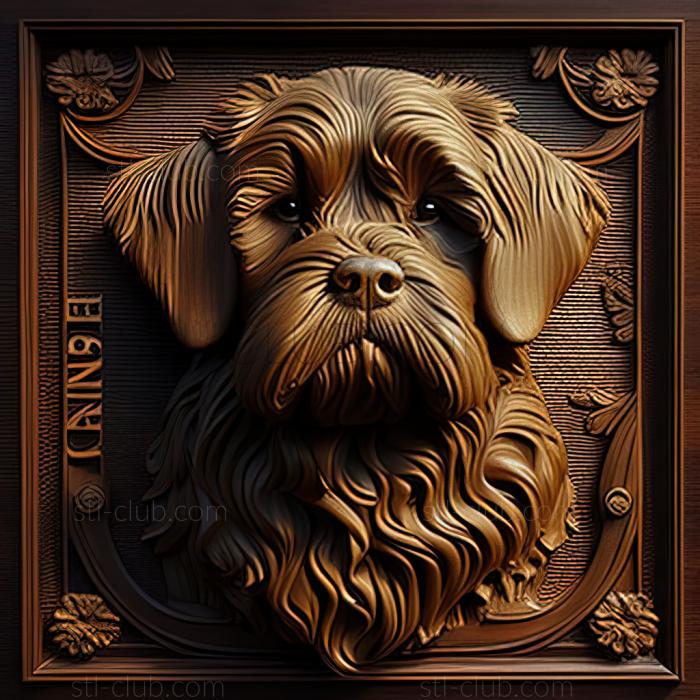 3D модель St Barney the dog известное животное (STL)